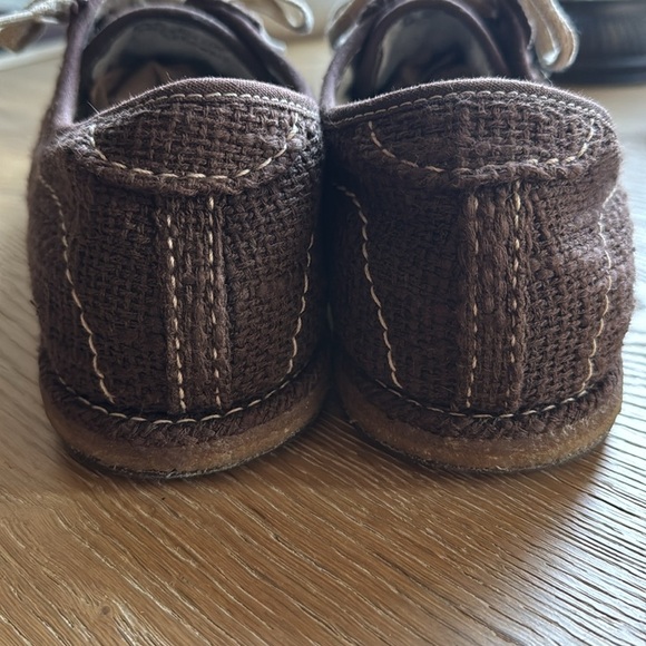 Simple Hemp Canvas Sneaker Womens 10.5 Brown Skater 90s Y2k Lace Up Eco Beach - Picture 9 of 10